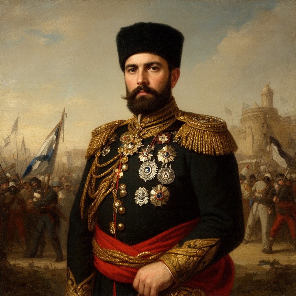 AI-generated illustration of Hurshid Pasha