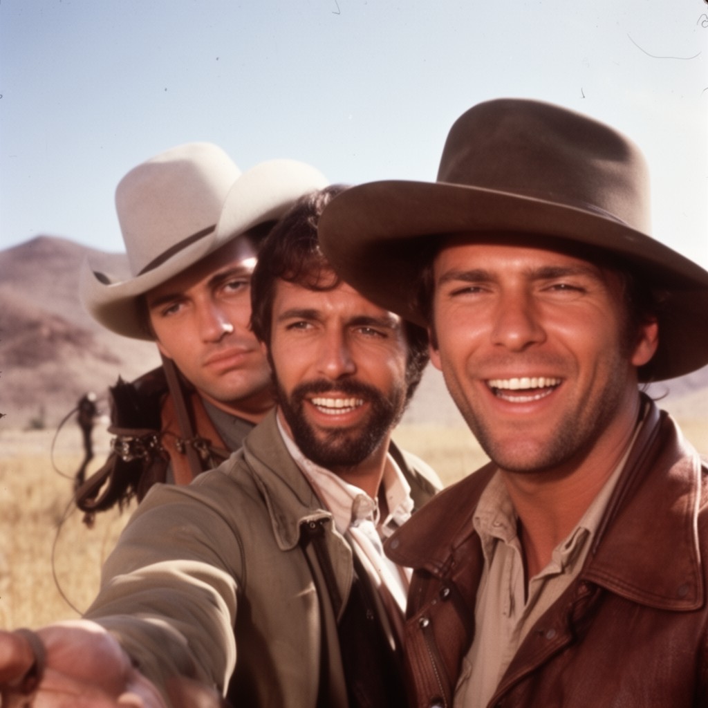 AI-generated illustration of Terence Hill