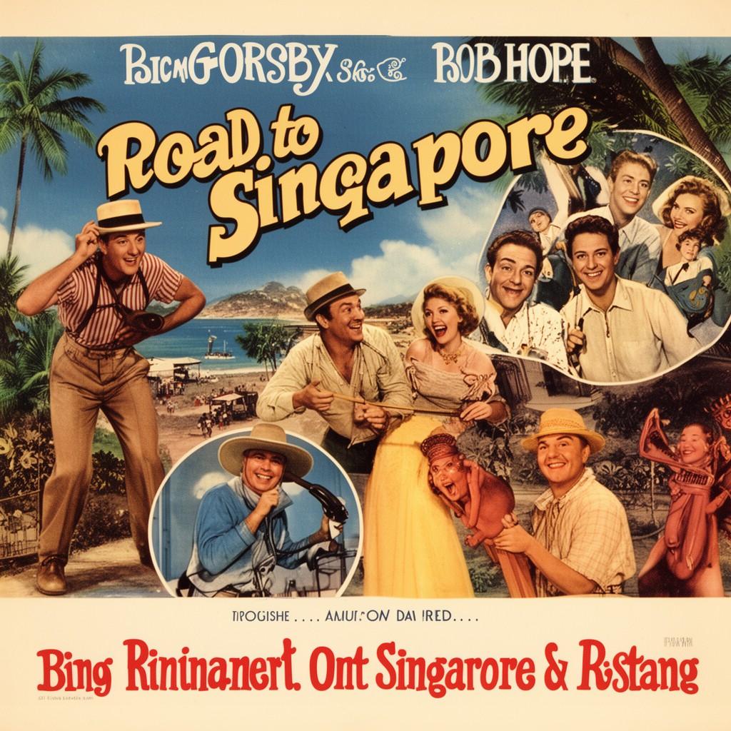 AI-generated illustration of Road to Singapore