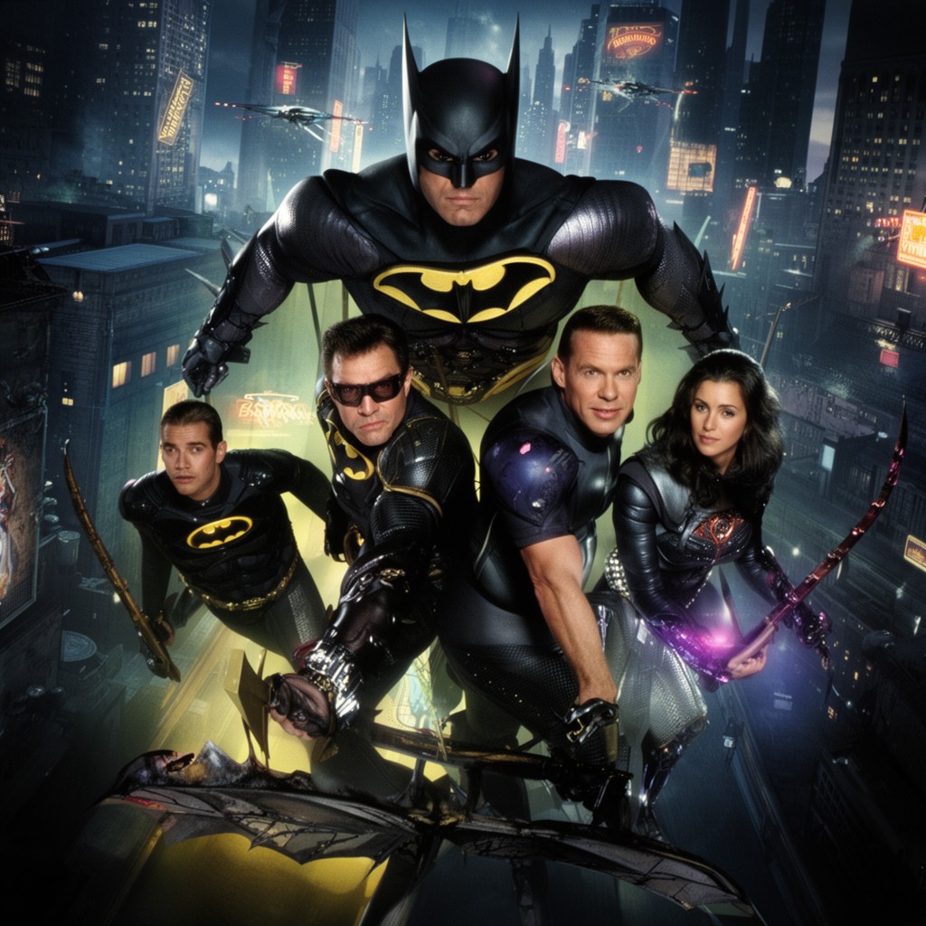 AI-generated illustration of Batman Forever