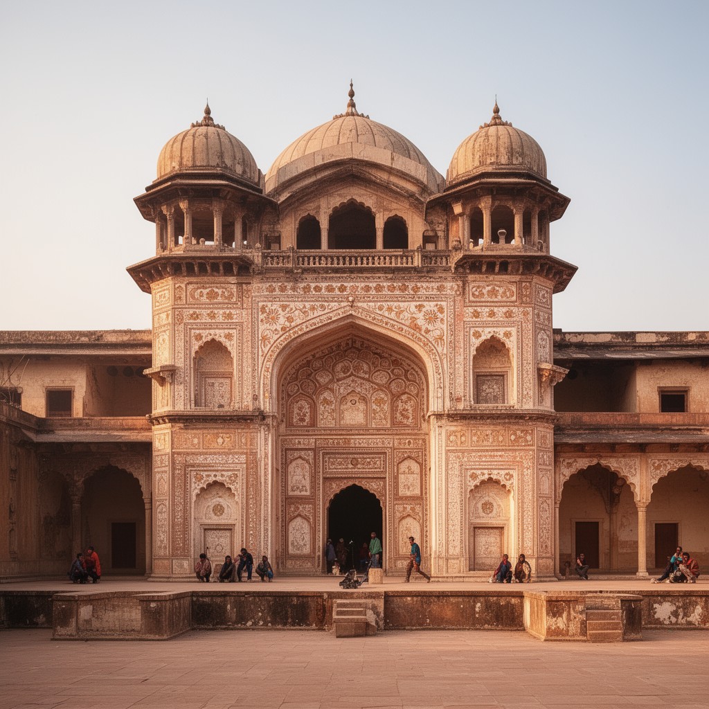 AI-generated illustration of Rang Mahal