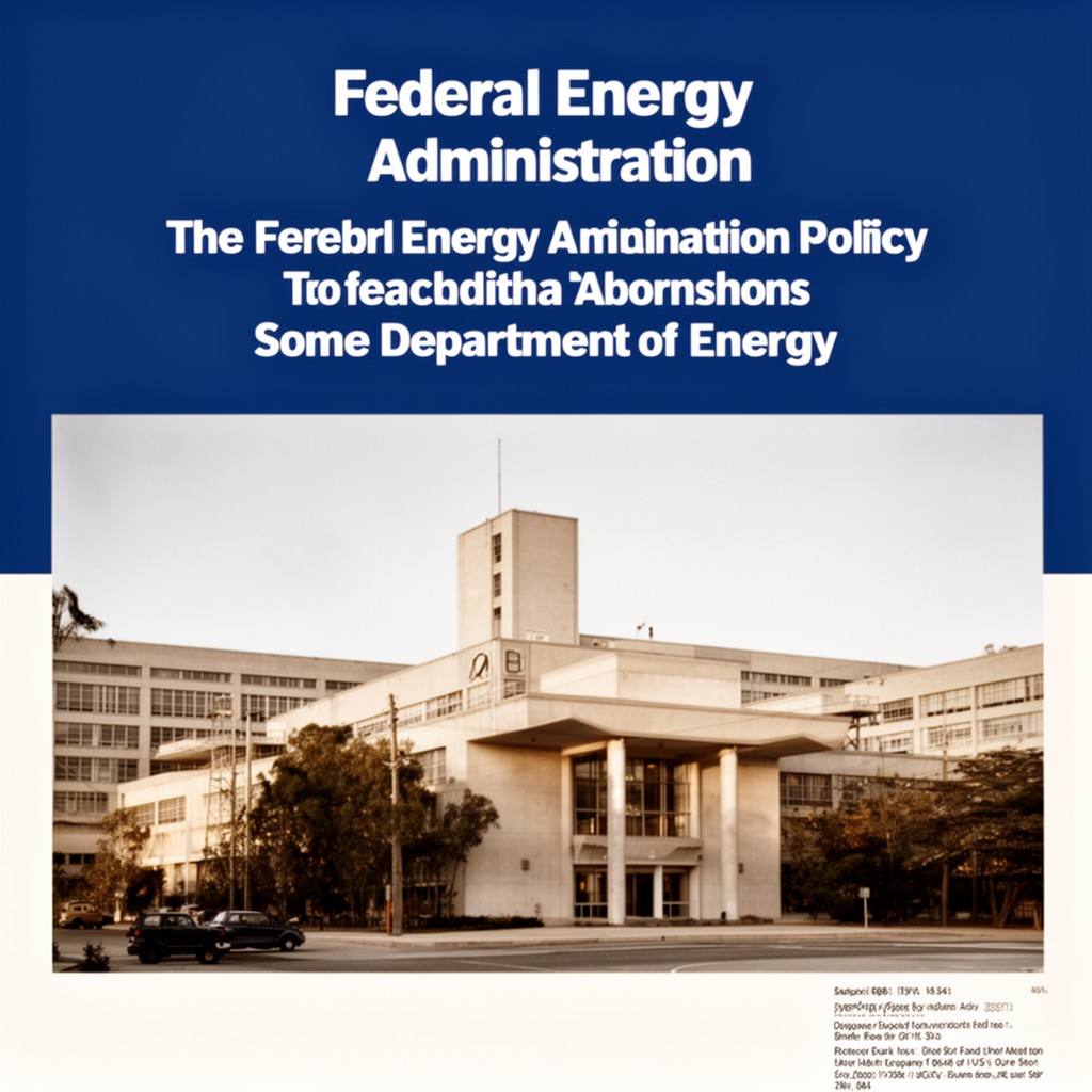 AI-generated illustration of Federal Energy Administration