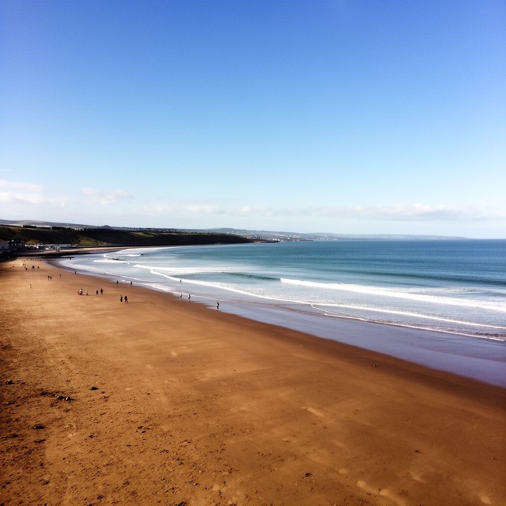 AI-generated illustration of Aberavon Beach