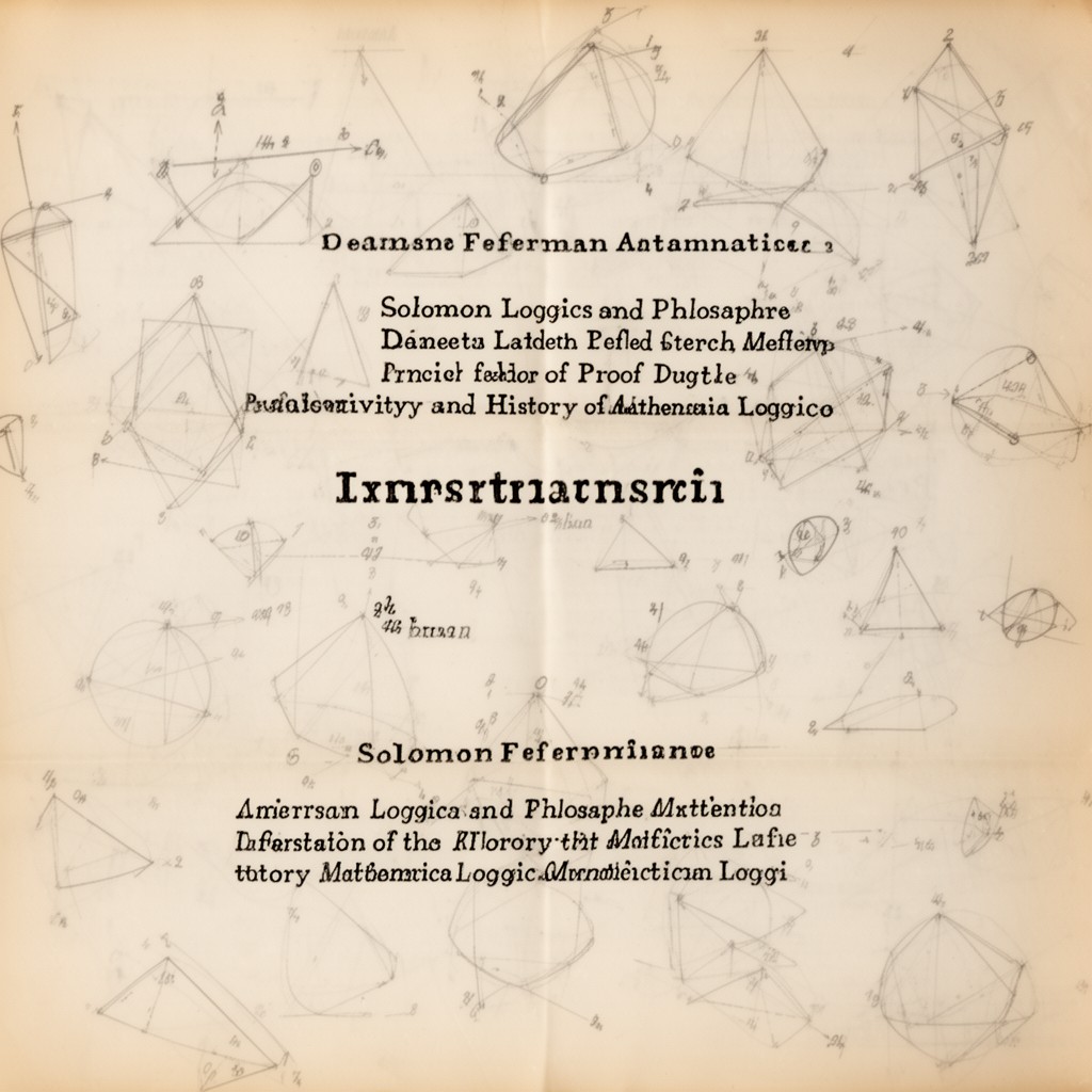 AI-generated illustration of Solomon Feferman