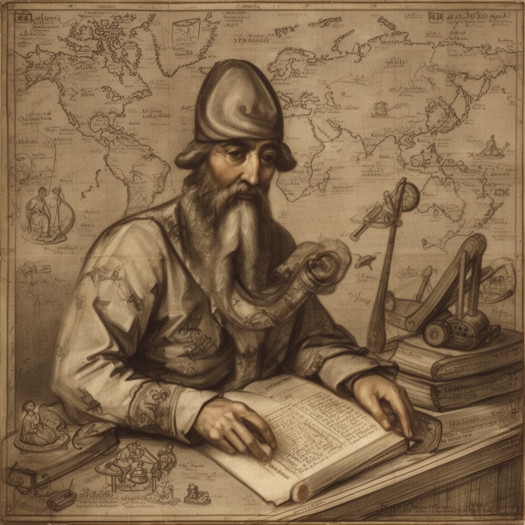 AI-generated illustration of Al-Idrisi