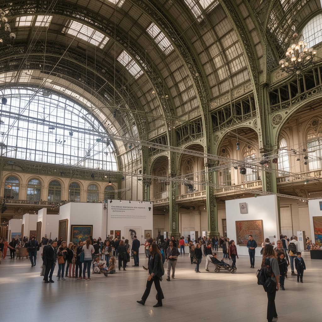AI-generated illustration of Galeries nationales du Grand Palais