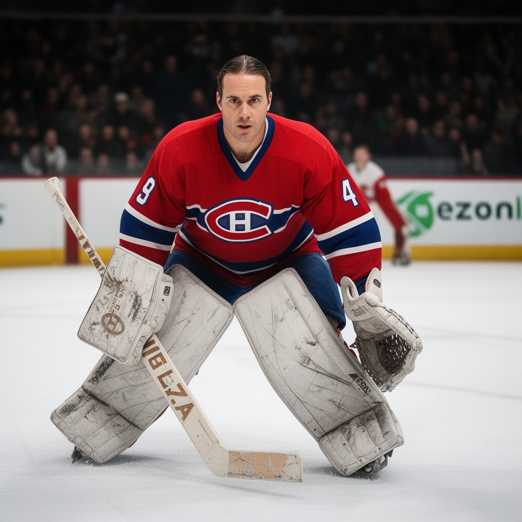 AI-generated illustration of Georges Vezina
