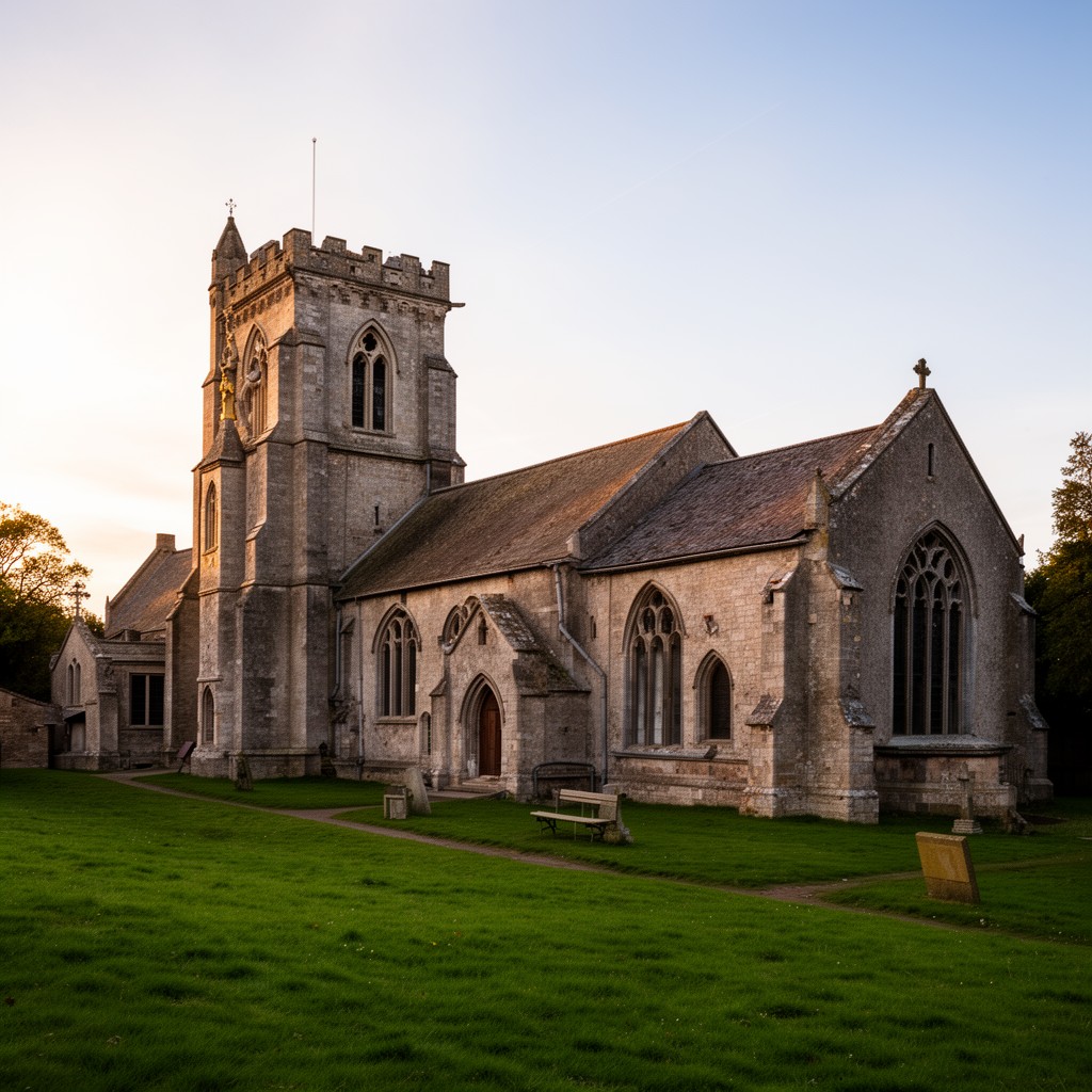 AI-generated illustration of Church of St Martin, Houghton