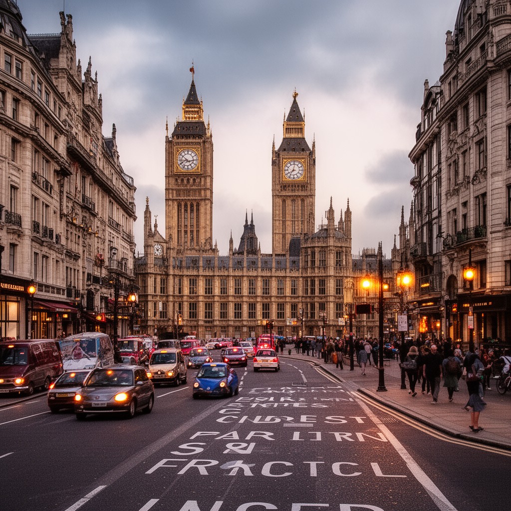 AI-generated illustration of Parliament Street