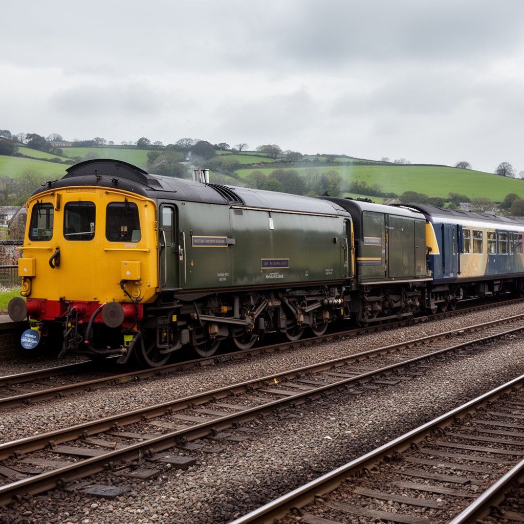 AI-generated illustration of British Railways Western Region