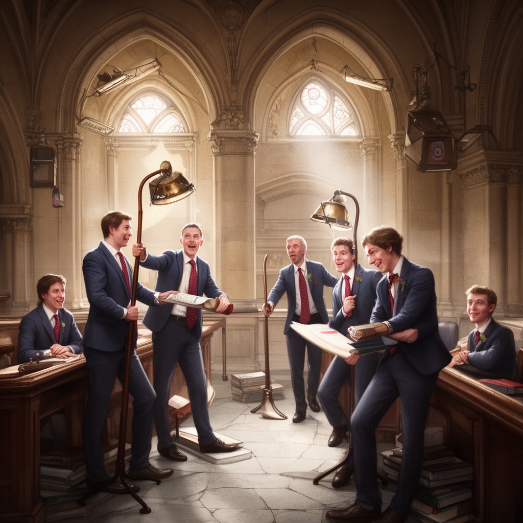 AI-generated illustration of Junior Lords of the Treasury