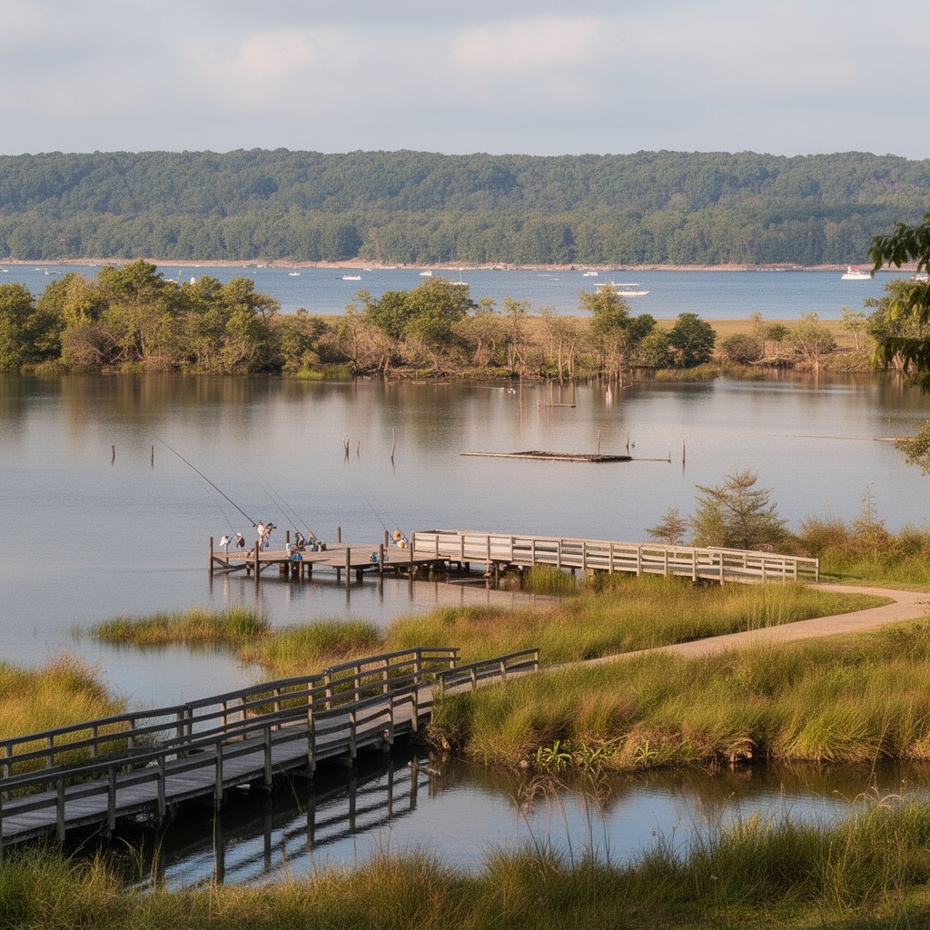 AI-generated illustration of Chapel Point State Park