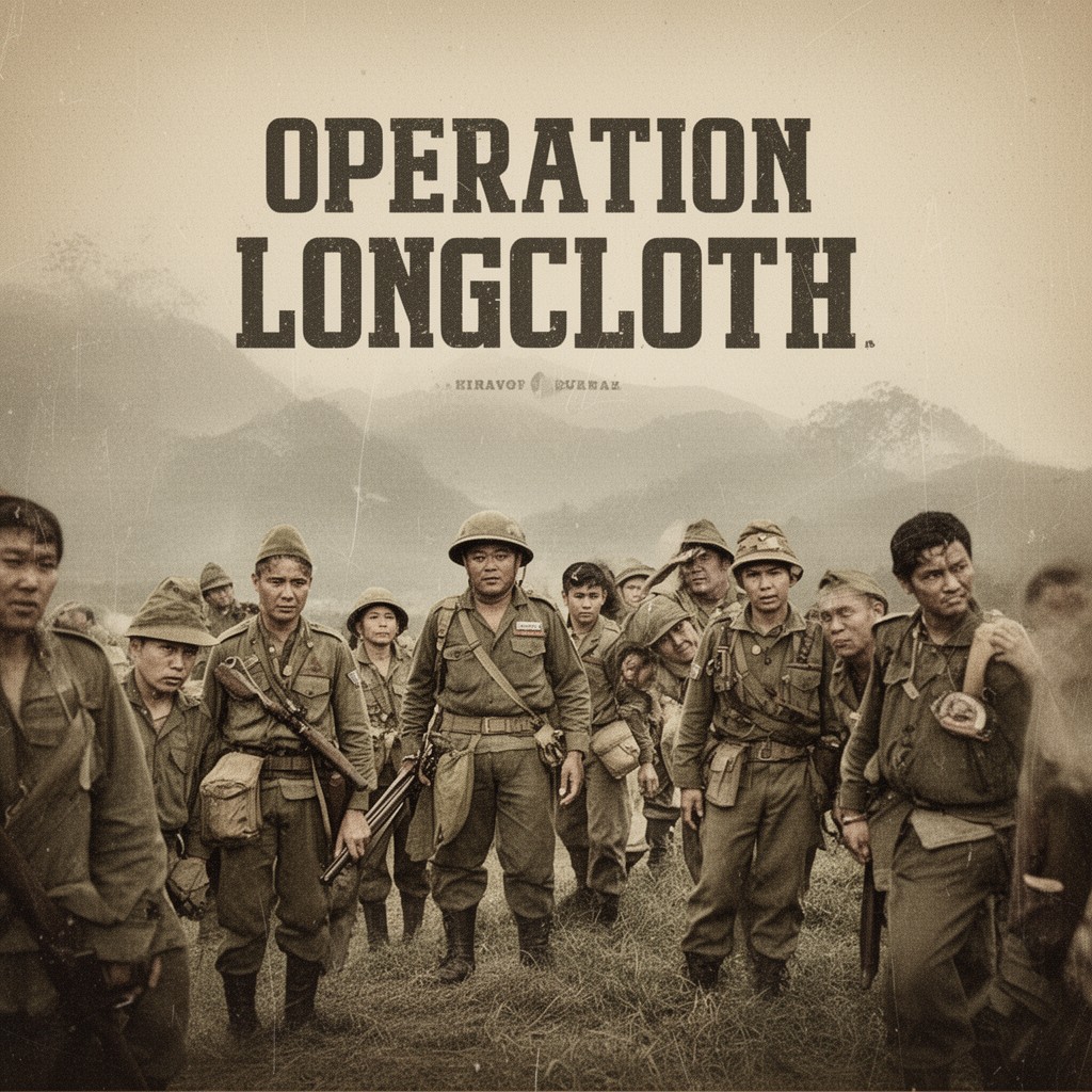 AI-generated illustration of Operation Longcloth