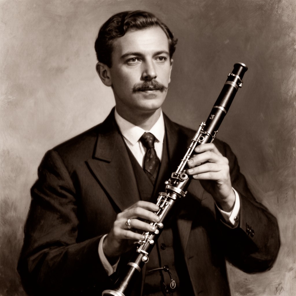 AI-generated illustration of Georges Longy