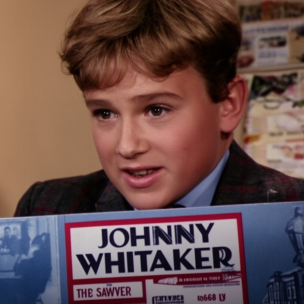 AI-generated illustration of Johnny Whitaker