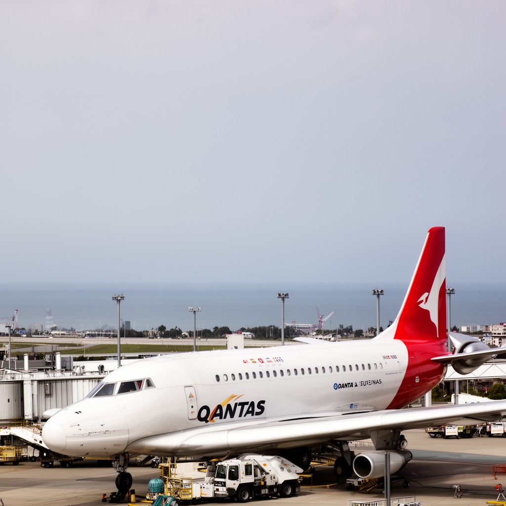 AI-generated illustration of Qantas