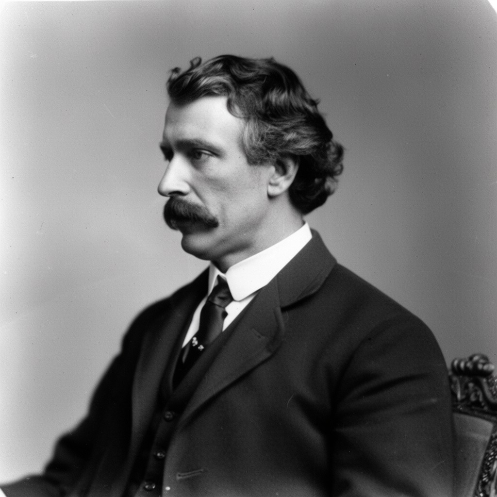 AI-generated illustration of Nelson H. Barbour