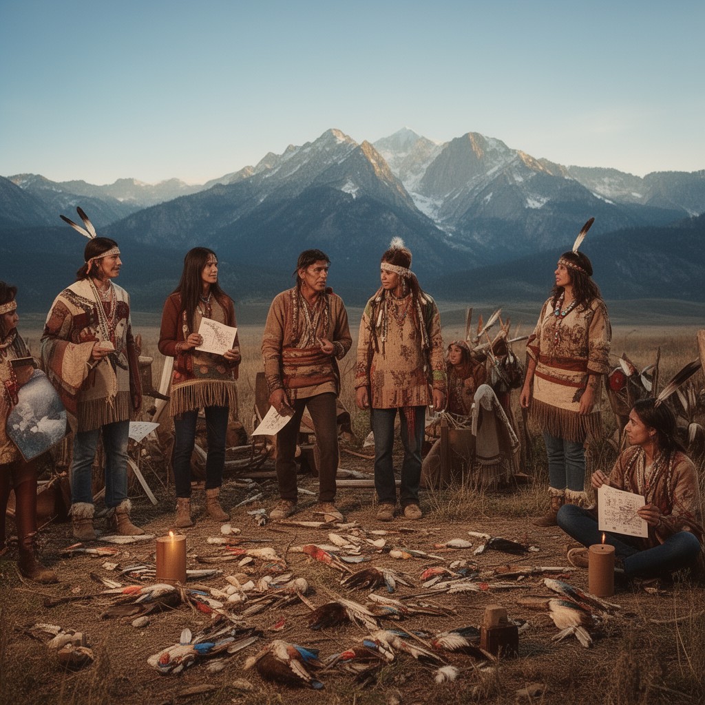 AI-generated illustration of Shoshone