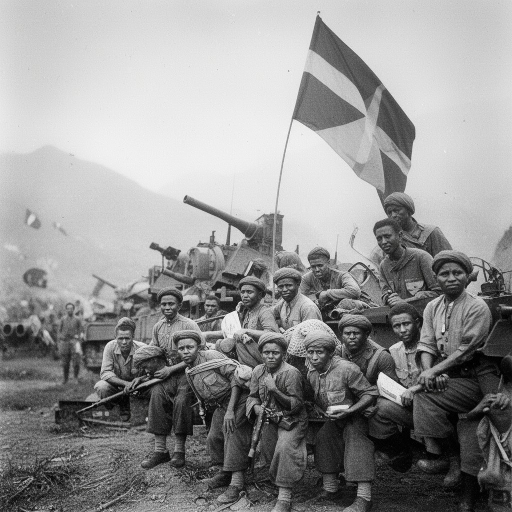 AI-generated illustration of Second Italo-Ethiopian War