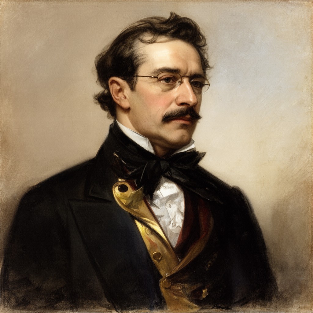 AI-generated illustration of Georges-Eugène Haussmann