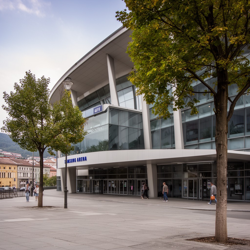 AI-generated illustration of Samsung Arena