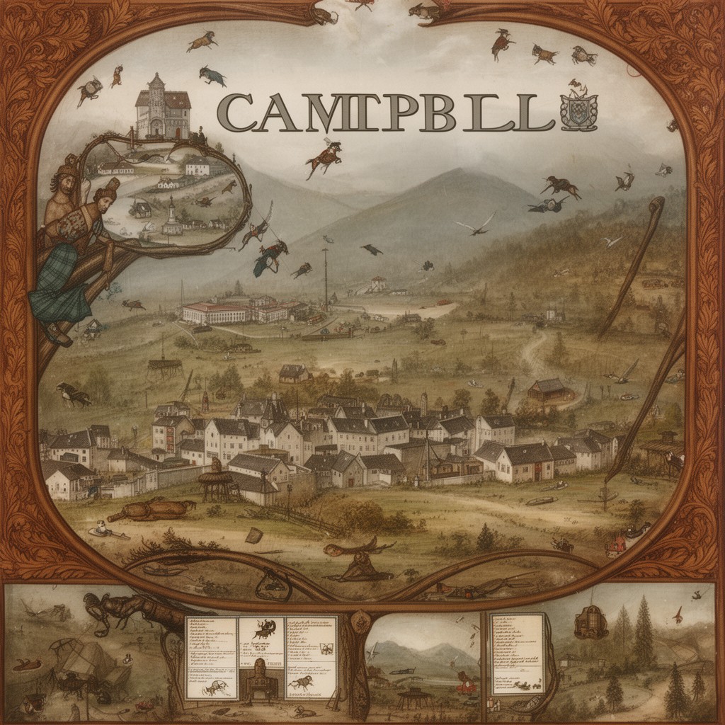 AI-generated illustration of Clan Campbell