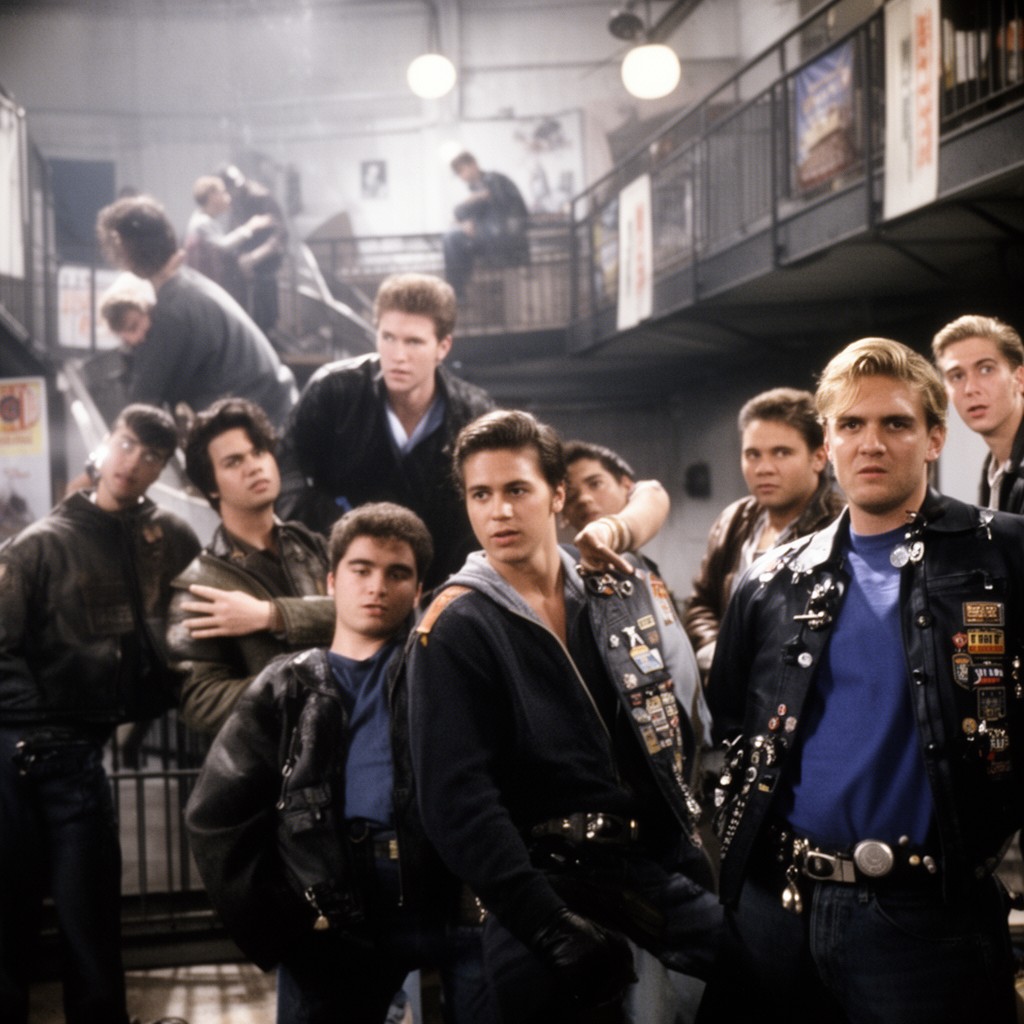 AI-generated illustration of 21 Jump Street (TV series)