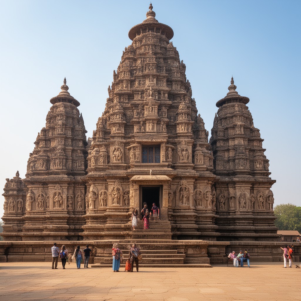 AI-generated illustration of Khajuraho Group of Monuments