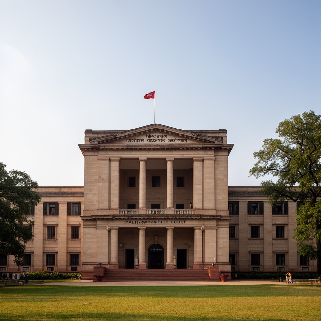AI-generated illustration of Madhya Pradesh High Court