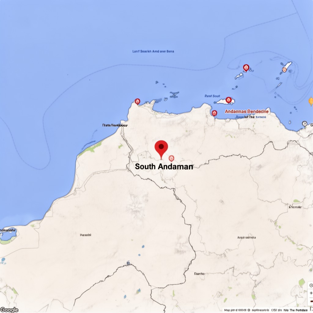 AI-generated illustration of South Andaman district