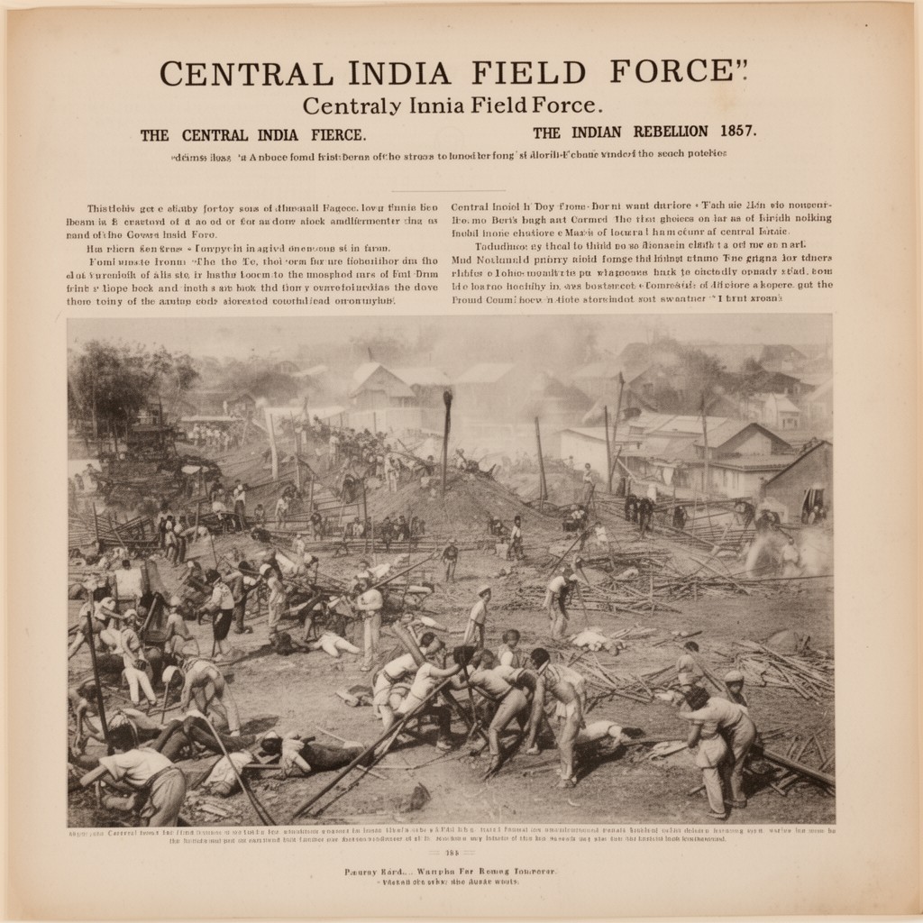 AI-generated illustration of Central India Field Force