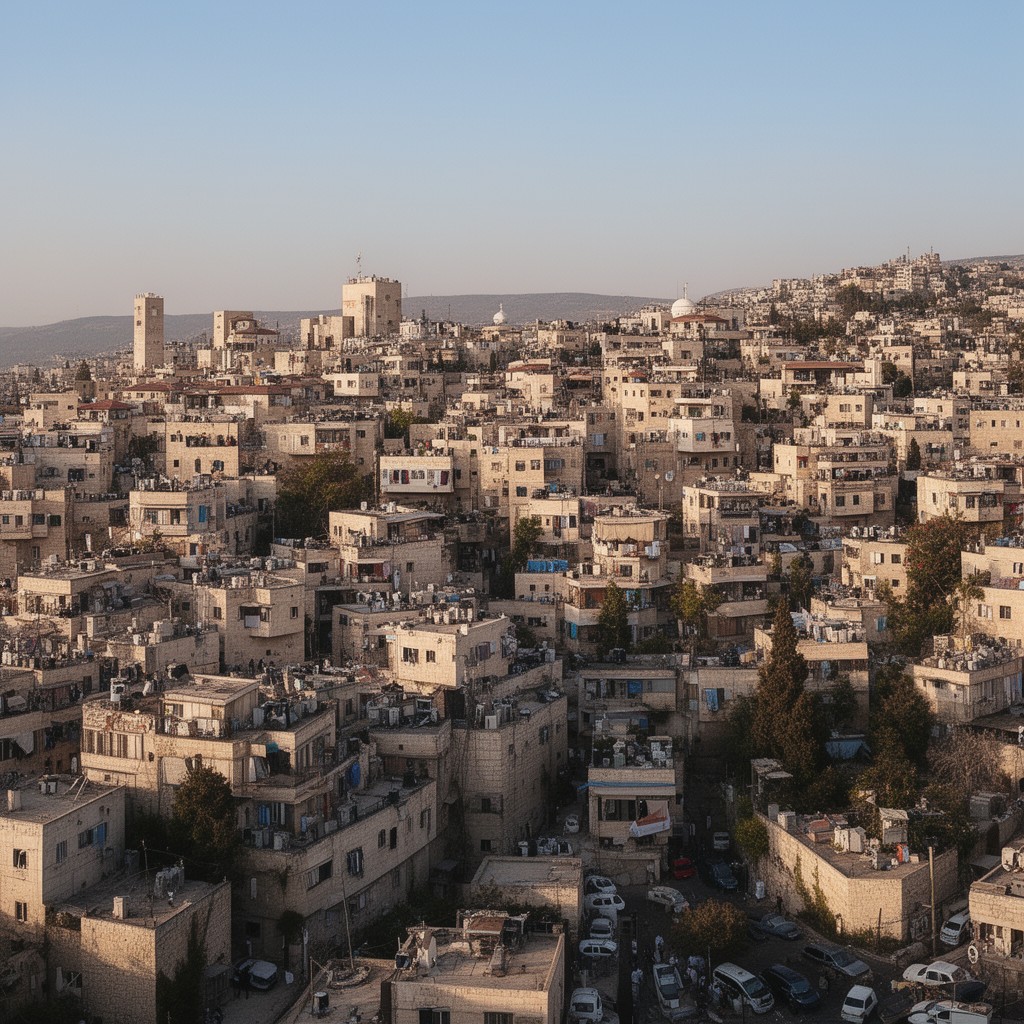 AI-generated illustration of Bnei Brak