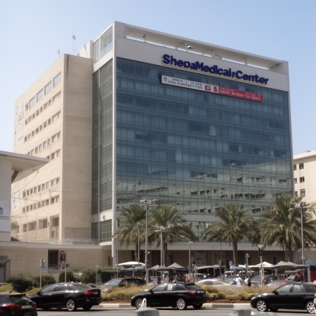 AI-generated illustration of Sheba Medical Center