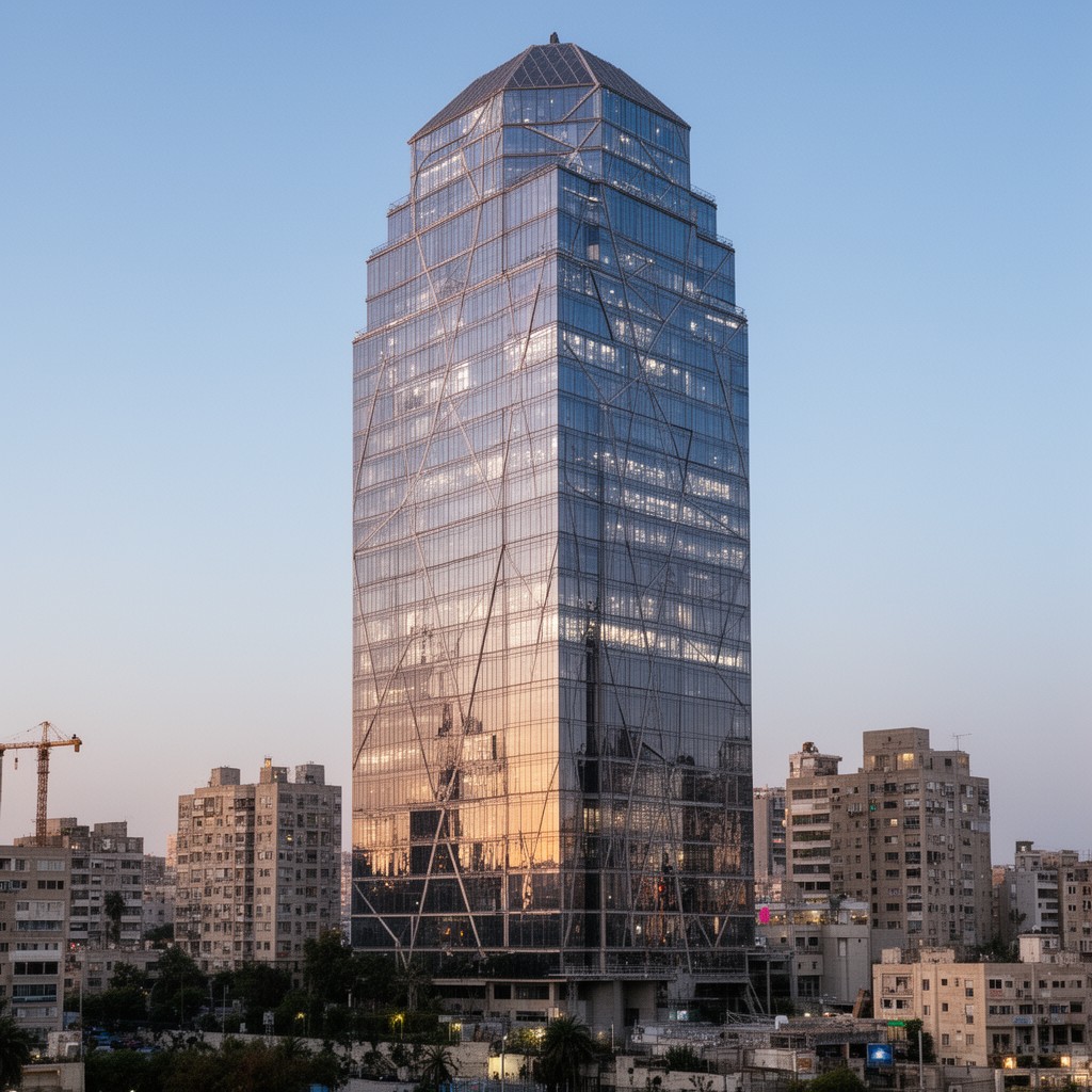 AI-generated illustration of Diamond Tower
