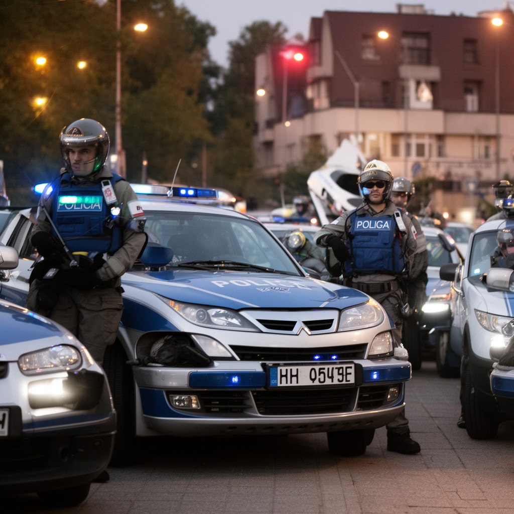 AI-generated illustration of Police of Poland