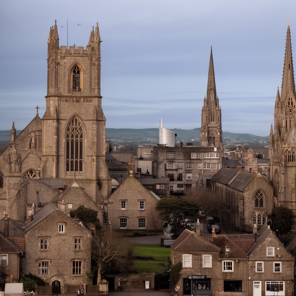 AI-generated illustration of Church of Ireland Diocese of Connor