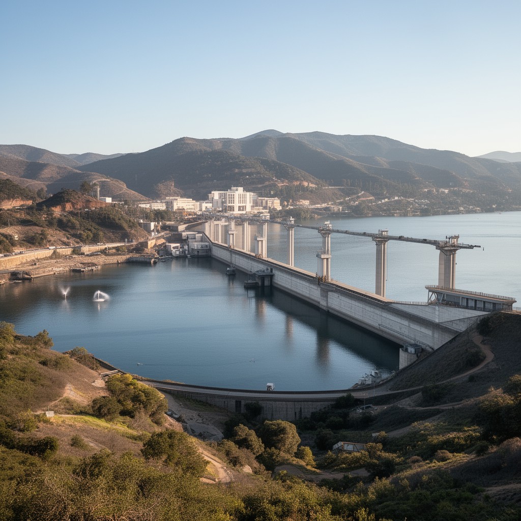 AI-generated illustration of State Water Project
