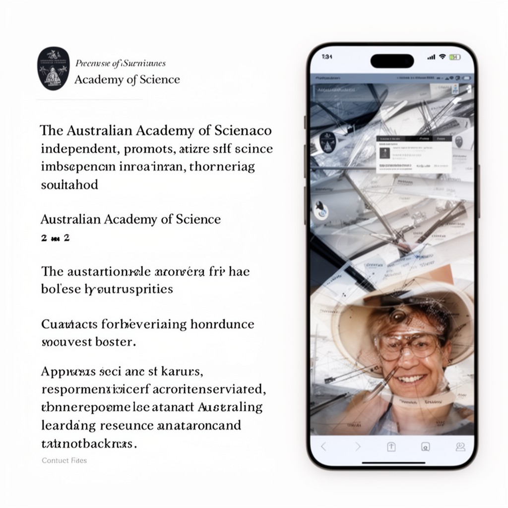 AI-generated illustration of Australian Academy of Science