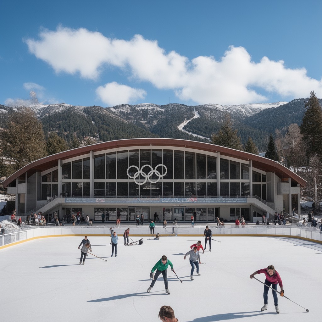 AI-generated illustration of Blyth Memorial Arena