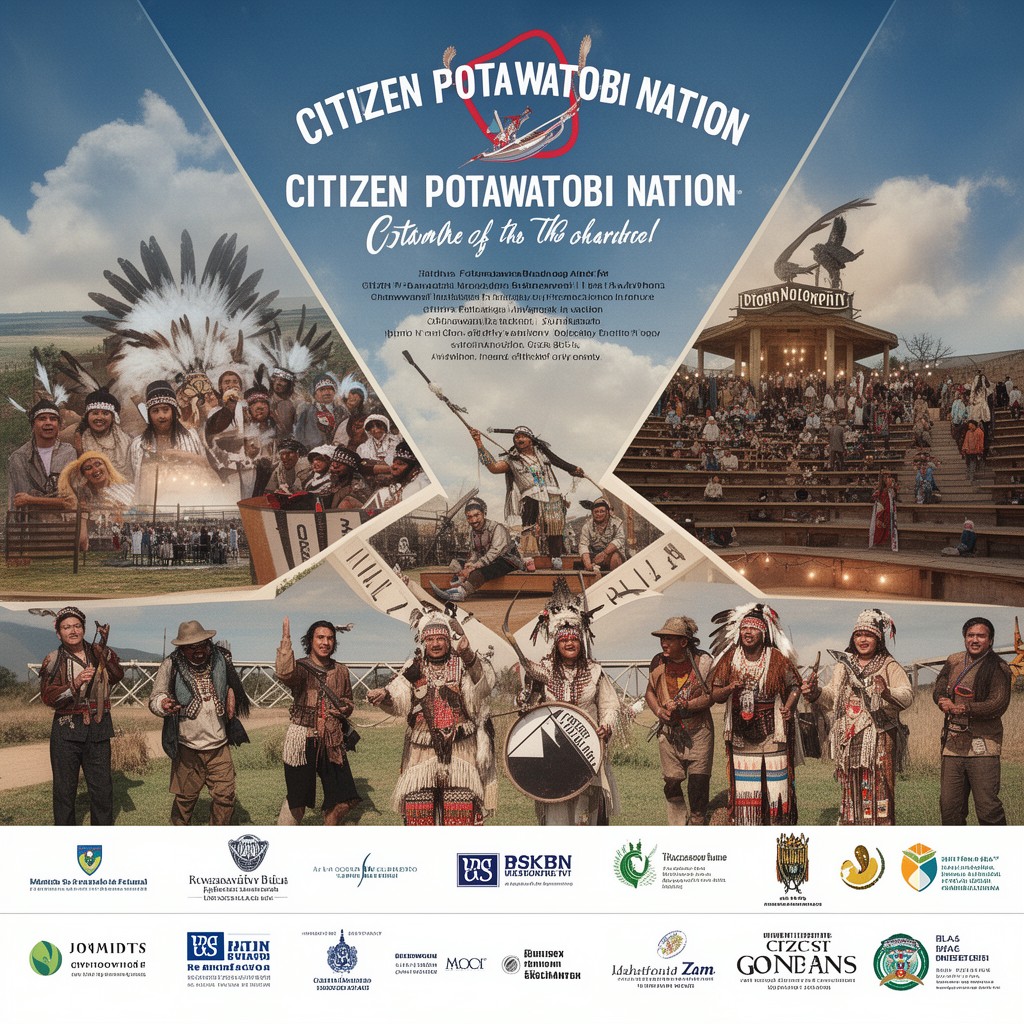 AI-generated illustration of Citizen Potawatomi Nation