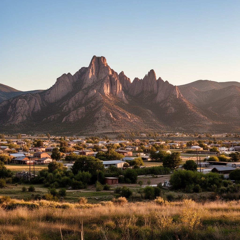 AI-generated illustration of Huerfano County, Colorado