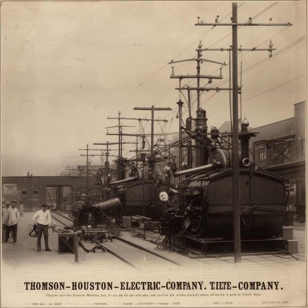 AI-generated illustration of Thomson-Houston Electric Company