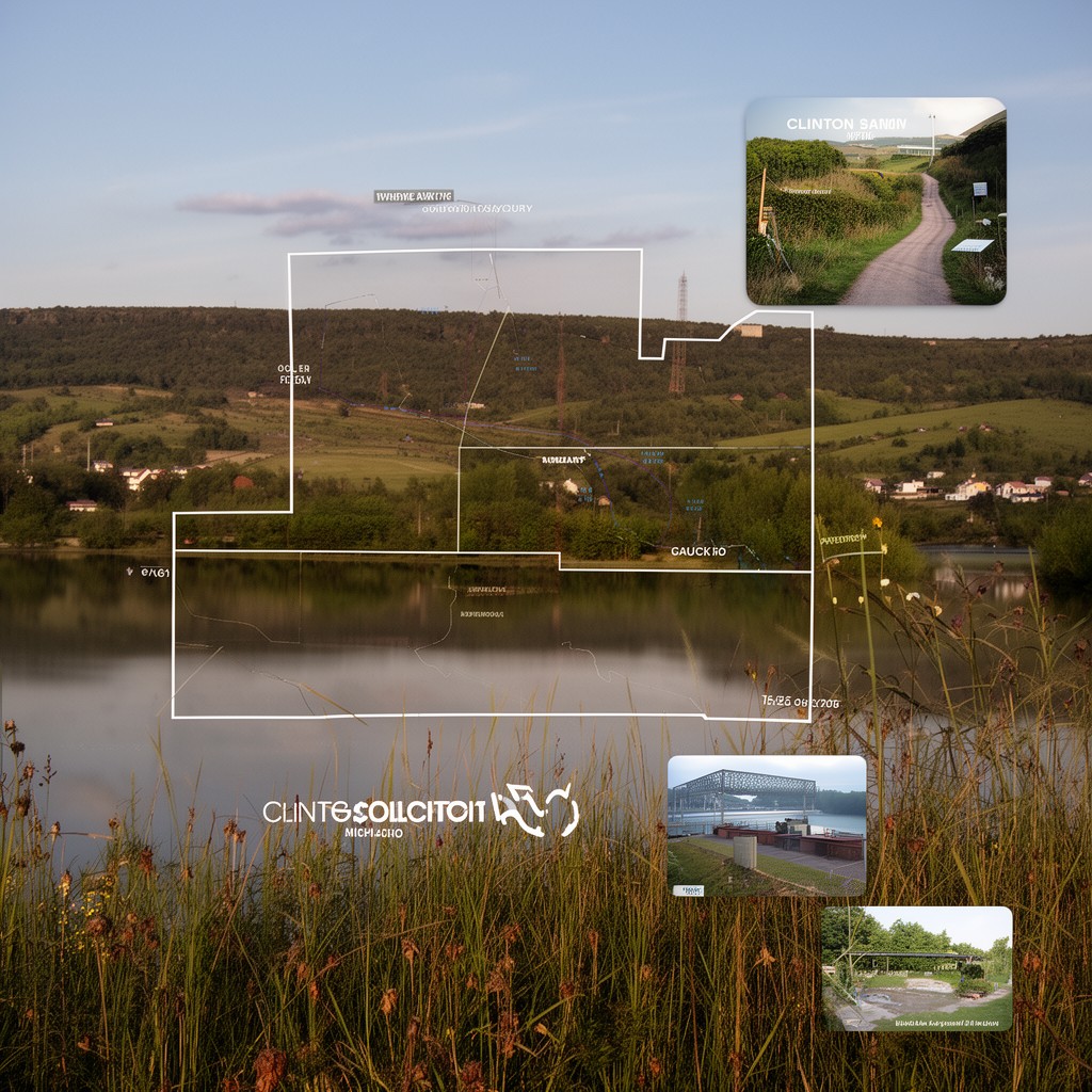 AI-generated illustration of Clinton County, Michigan