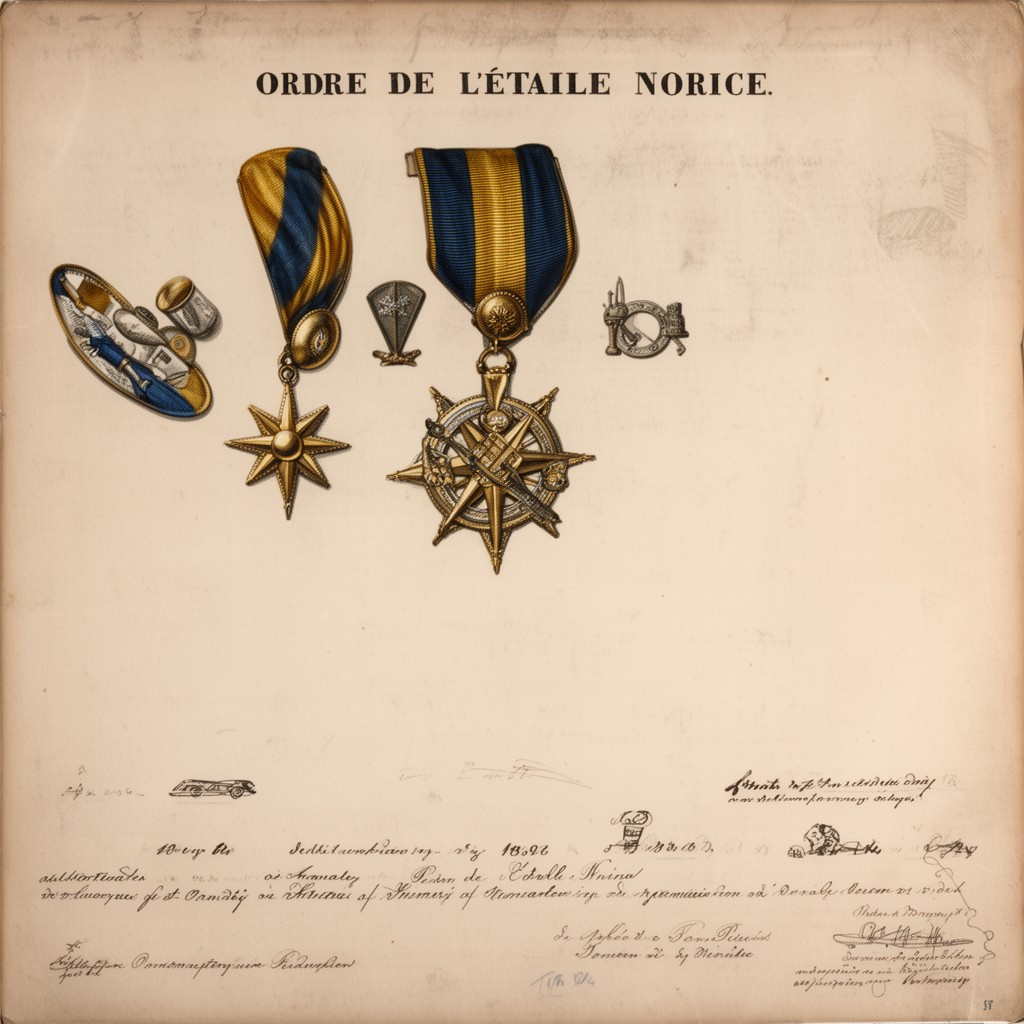 AI-generated illustration of Ordre de l’Étoile noire