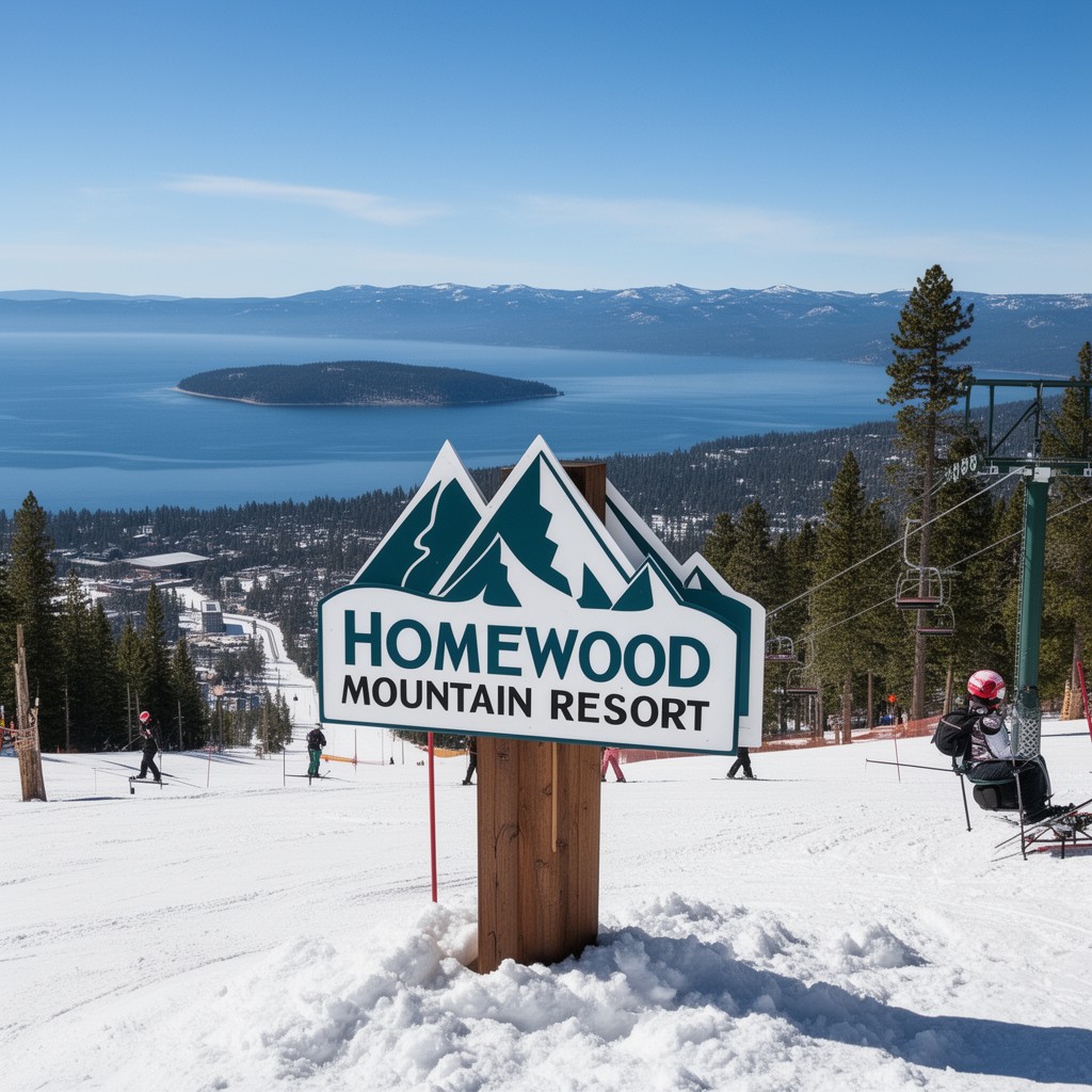 AI-generated illustration of Homewood Mountain Resort