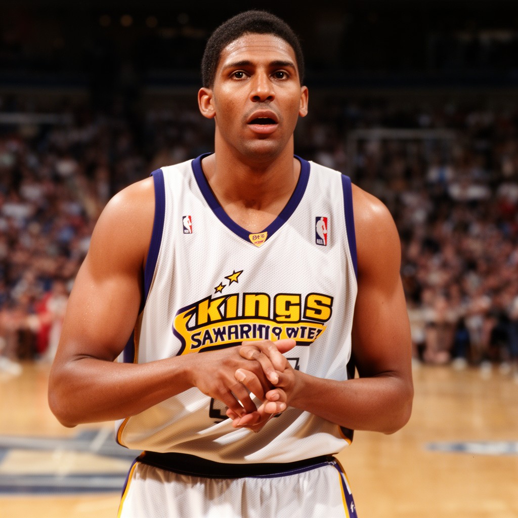 AI-generated illustration of Chris Webber