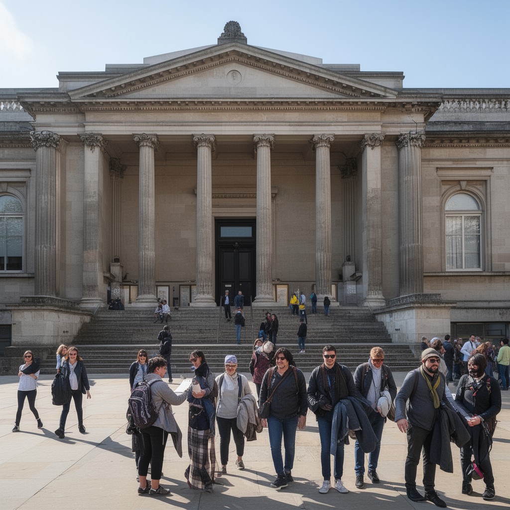 AI-generated illustration of Tate Britain