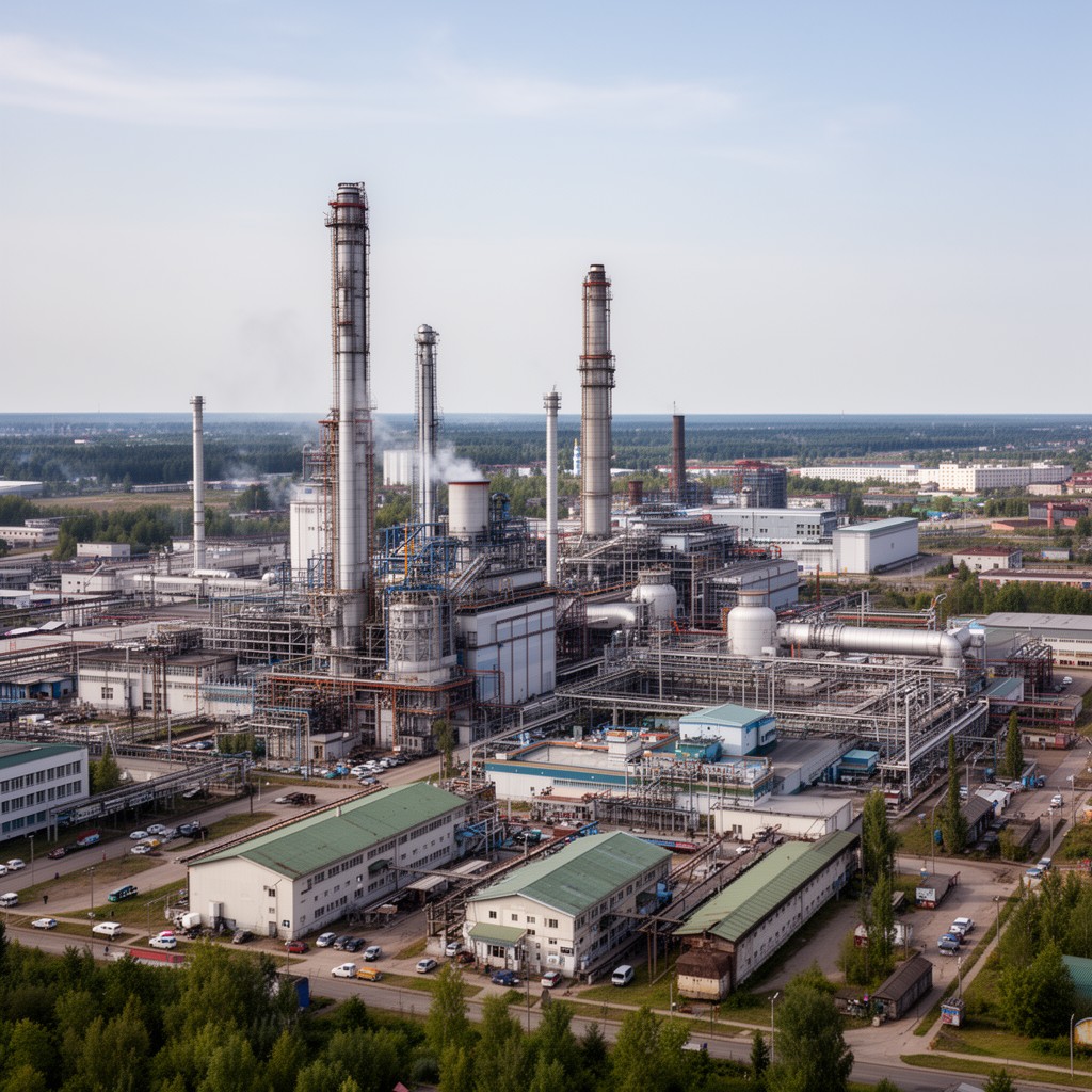 AI-generated illustration of Novopolotsk