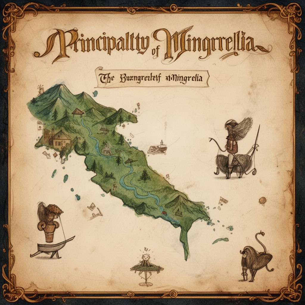 AI-generated illustration of Principality of Mingrelia