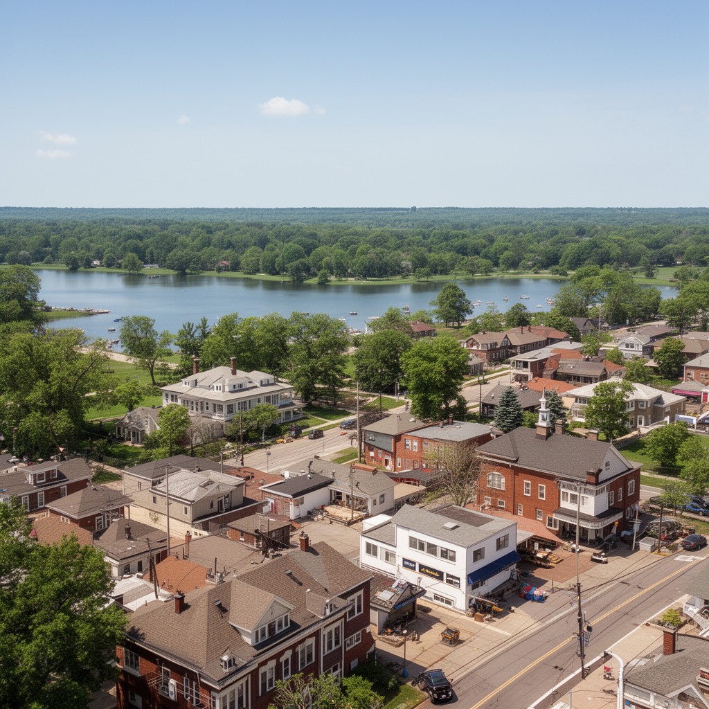 AI-generated illustration of Culver, Indiana